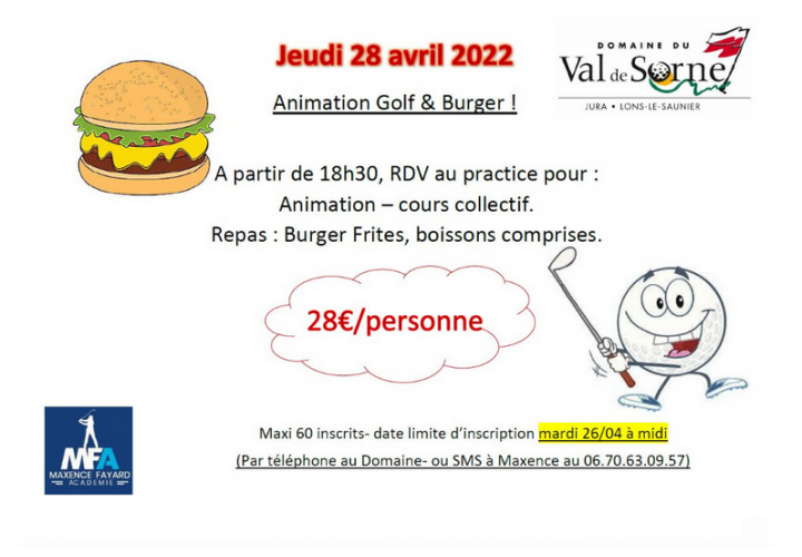 Animation Golf &amp; Burger